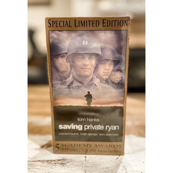VHS Saving Private Ryan (2000, 2-Tape Set, Special Limited Edition) New. - Picture 1 of 4